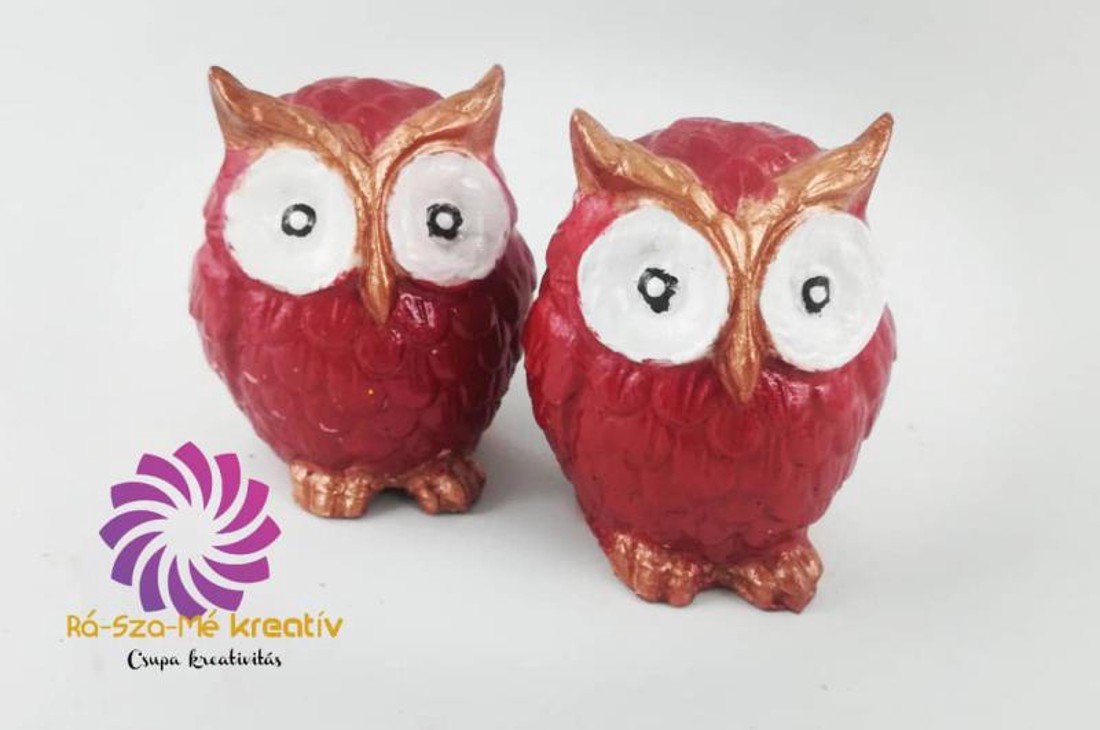 Bagoly bordó-bronz - kellékek & szerszámok - dekorációs kellékek - figurák - Meska.hu Bagoly bordó-bronz - kellékek & szerszámok - dekorációs kellékek - figurák - Meska.hu
