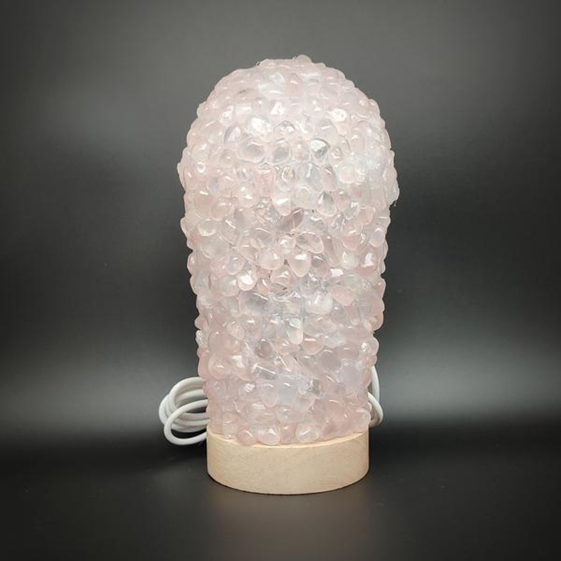 Lámpa USB Rózsakvarc henger 15cm - kellékek & szerszámok - ásvány alapanyag - ásvány lámpa - Meska.hu Lámpa USB Rózsakvarc henger 15cm - kellékek & szerszámok - ásvány alapanyag - ásvány lámpa - Meska.hu