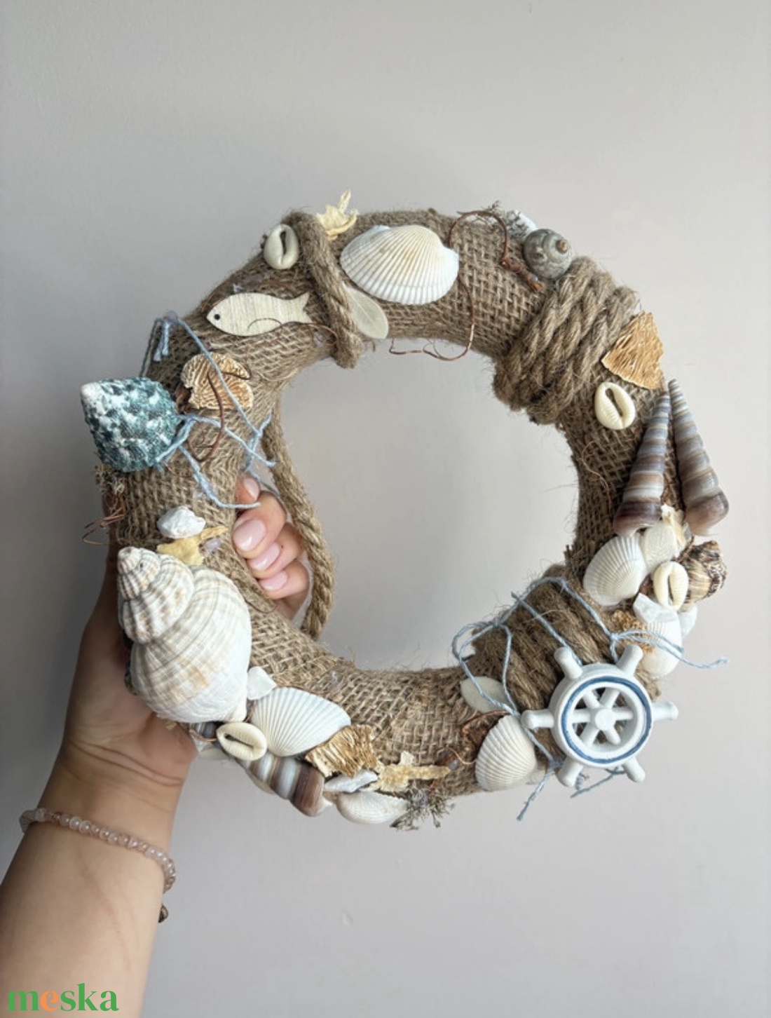 Nyári kopogtató, ajtódísz - otthon & életmód - dekoráció - ajtó- és ablak dekoráció - ajtódísz & kopogtató - Meska.hu