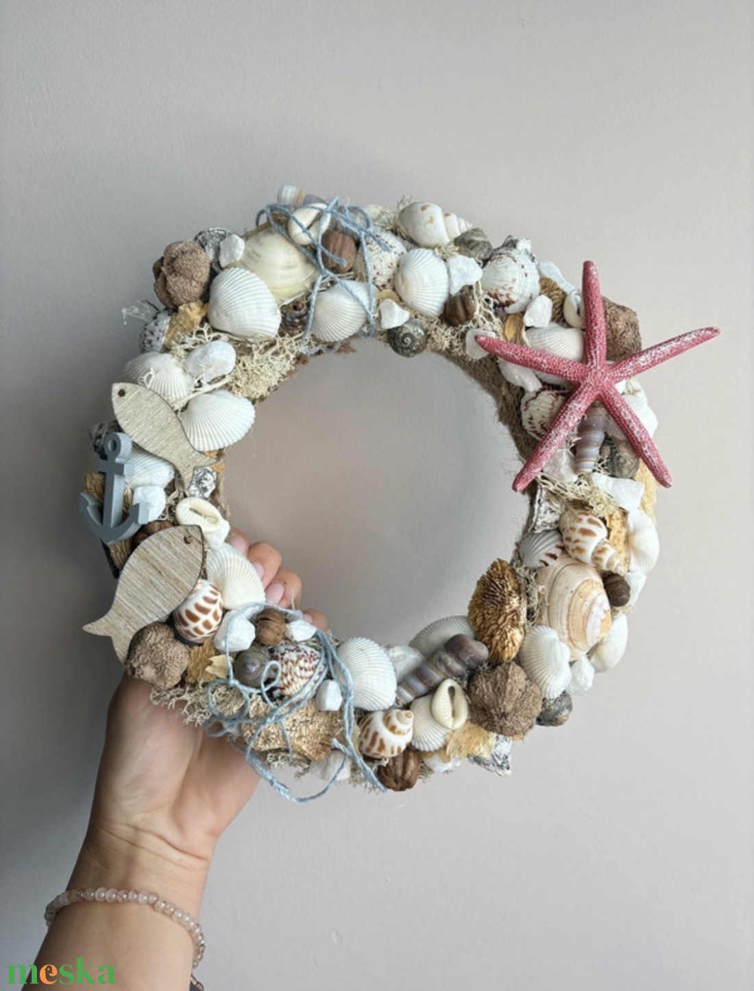 Nyári kopogtató, ajtódísz - otthon & életmód - dekoráció - ajtó- és ablak dekoráció - ajtódísz & kopogtató - Meska.hu