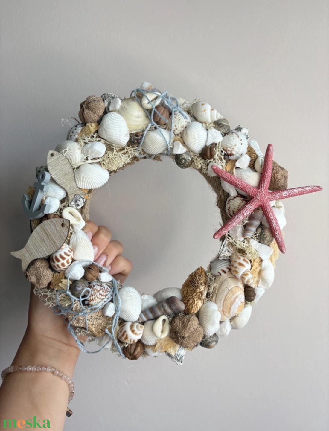 Nyári kopogtató, ajtódísz - otthon & életmód - dekoráció - ajtó- és ablak dekoráció - ajtódísz & kopogtató - Meska.hu