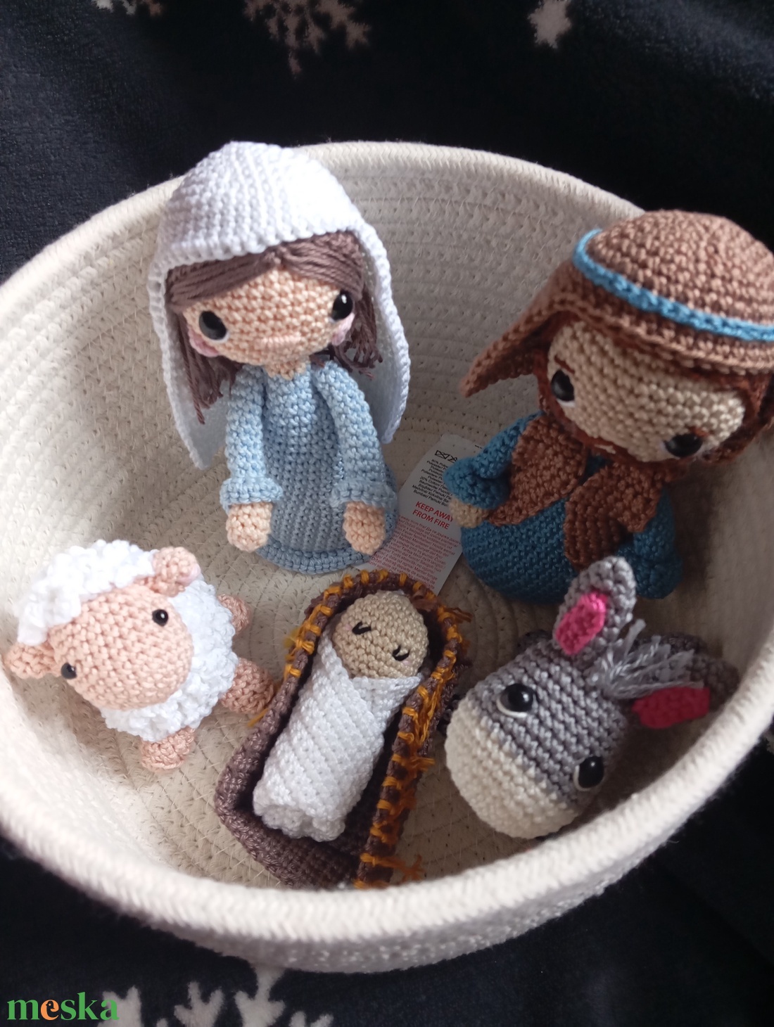 Betlehemi jelenet - karácsony - karácsonyi lakásdekoráció - karácsonyi ablakdíszek, ablakmatricák - Meska.hu