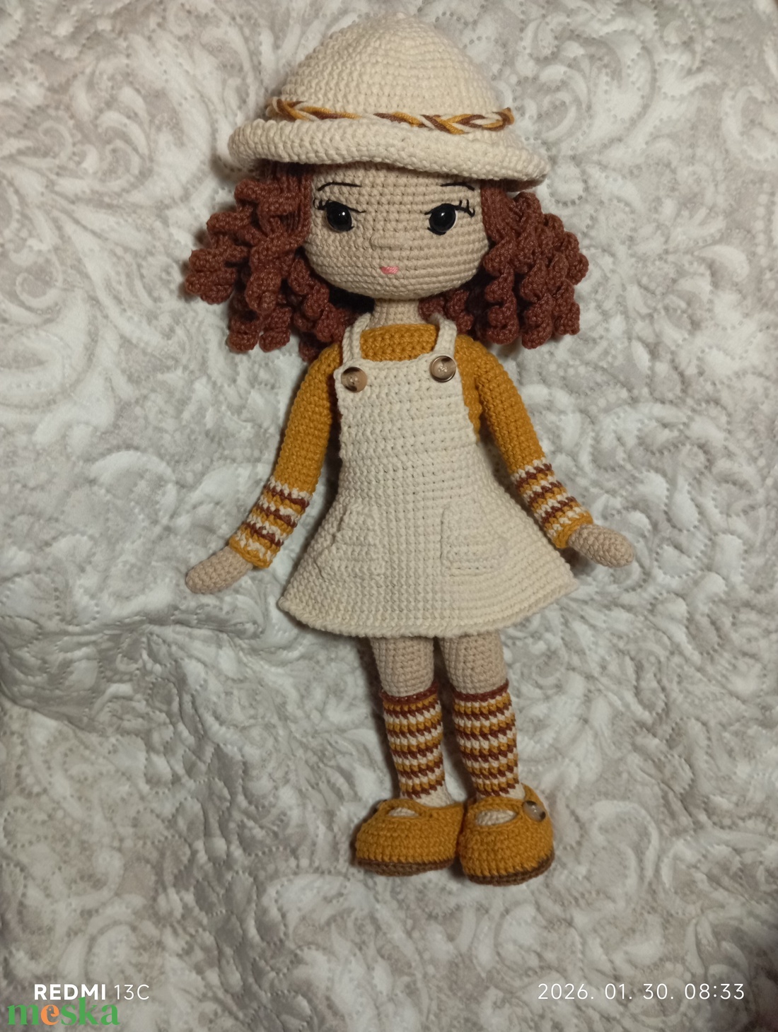 Horgolt baba - játék & sport - baba & babaház - öltöztethető baba - Meska.hu