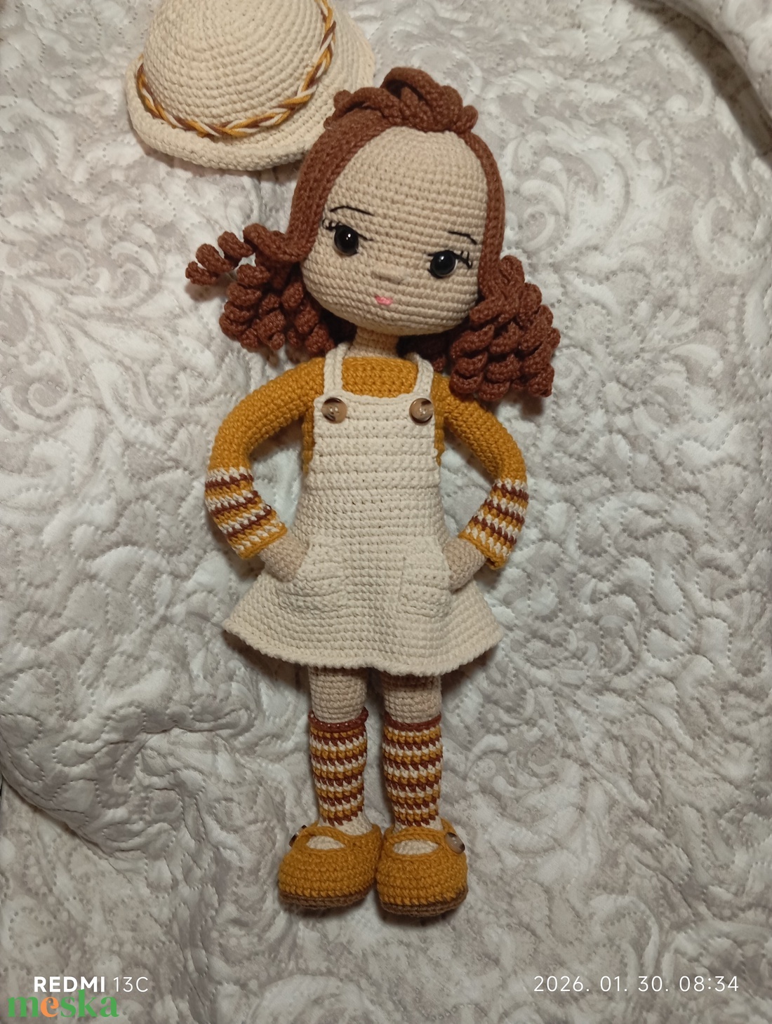 Horgolt baba - játék & sport - baba & babaház - öltöztethető baba - Meska.hu