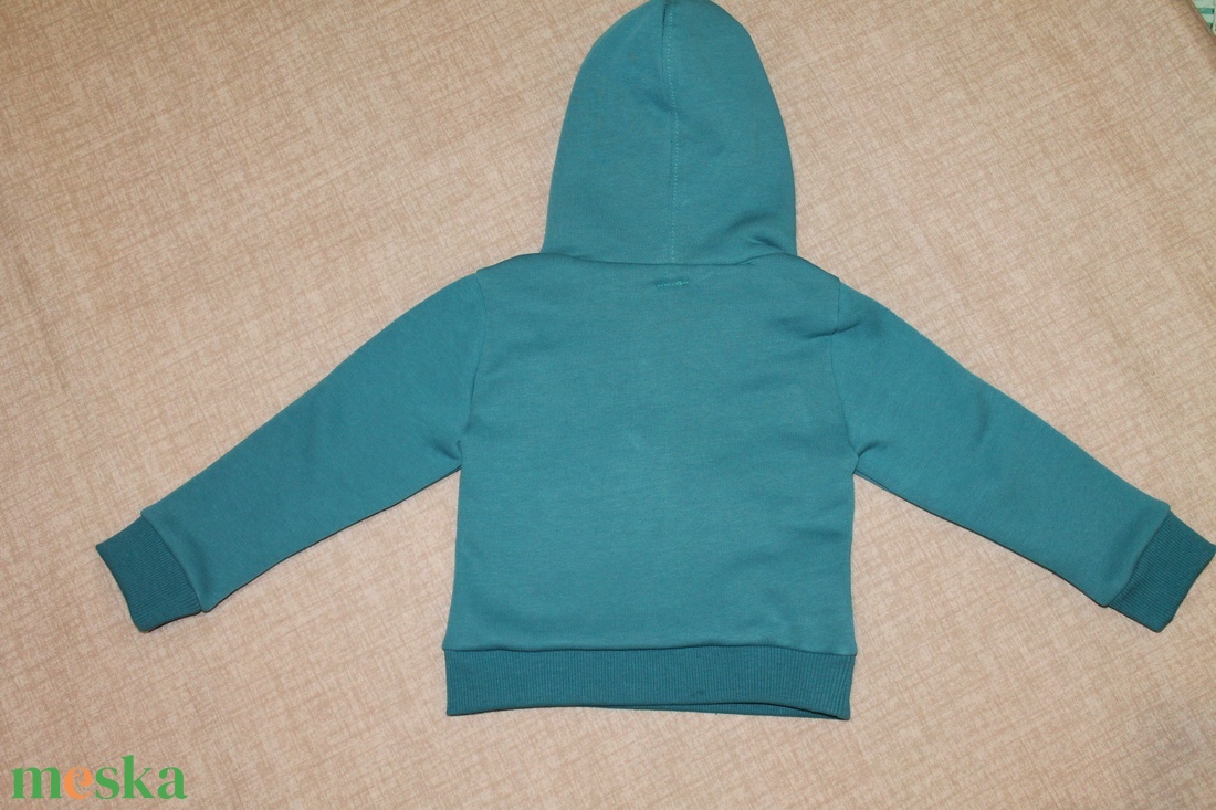 Kapucnis pulóver, 80 - ruha & divat - gyerekruha - pulóver - Meska.hu