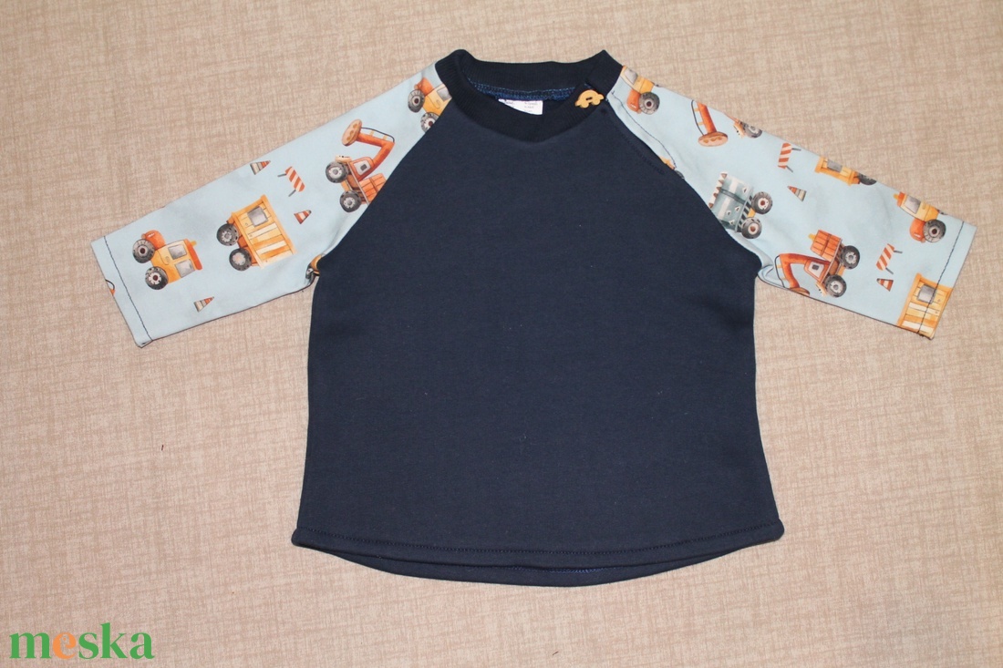 Raglán ujjú pulóver, 80 - ruha & divat - gyerekruha - pulóver - Meska.hu