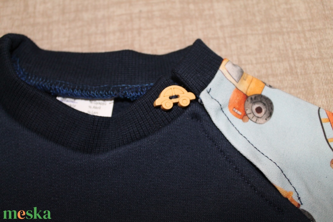 Raglán ujjú pulóver, 80 - ruha & divat - gyerekruha - pulóver - Meska.hu