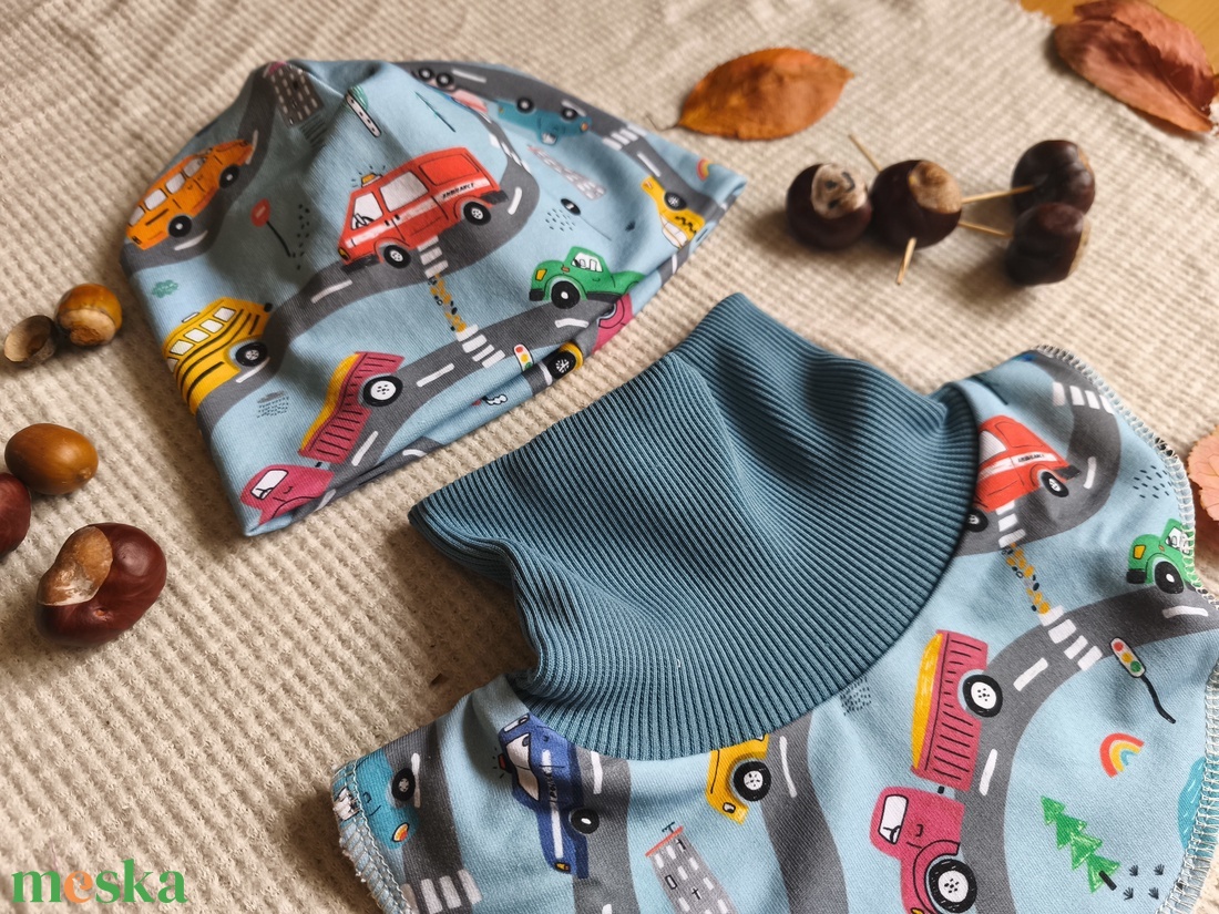 Sapka-sál szett, átmeneti időre - ruha & divat - sál, sapka, kendő - sapka & sál szett - Meska.hu