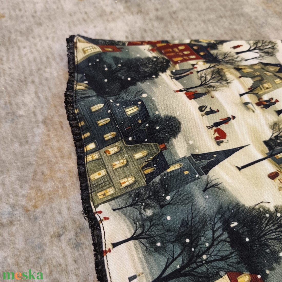 Karácsonyi kislány ruha, 110 - ruha & divat - babaruha & gyerekruha - ruha - Meska.hu