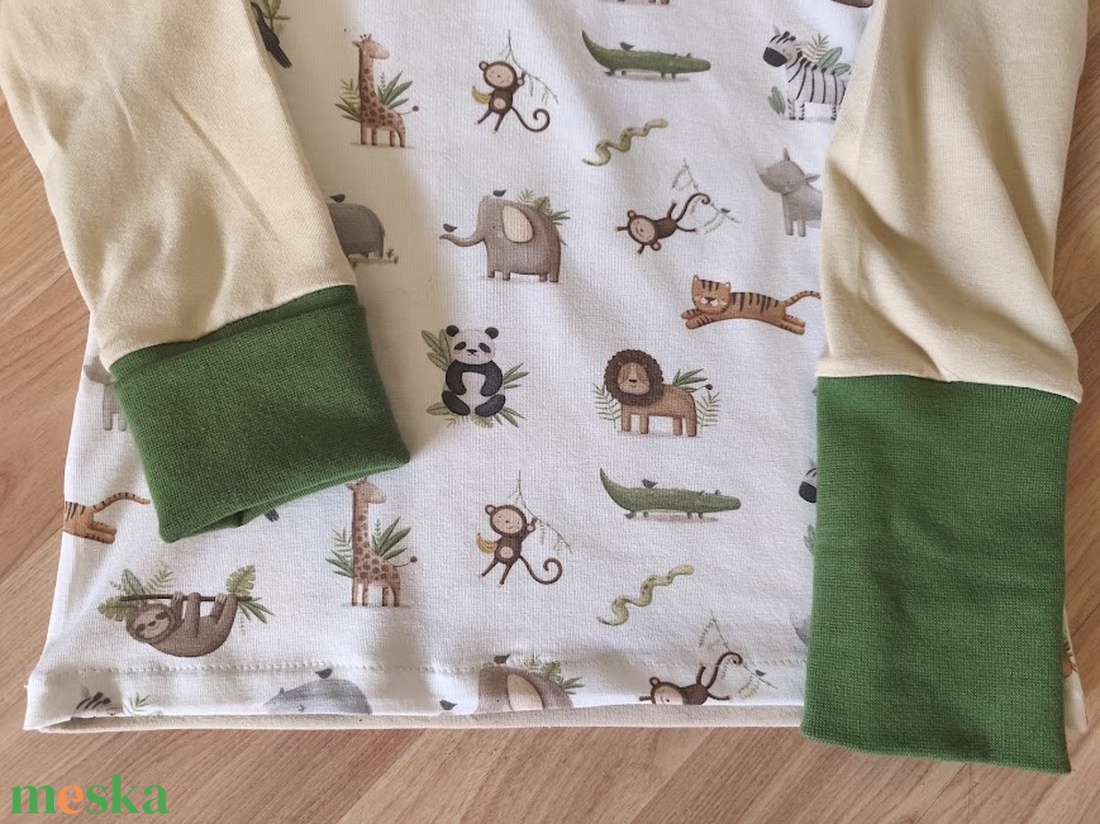 Több méreten át hordható kétrészes pizsamaszett - ruha & divat - gyerekruha - ruha - Meska.hu