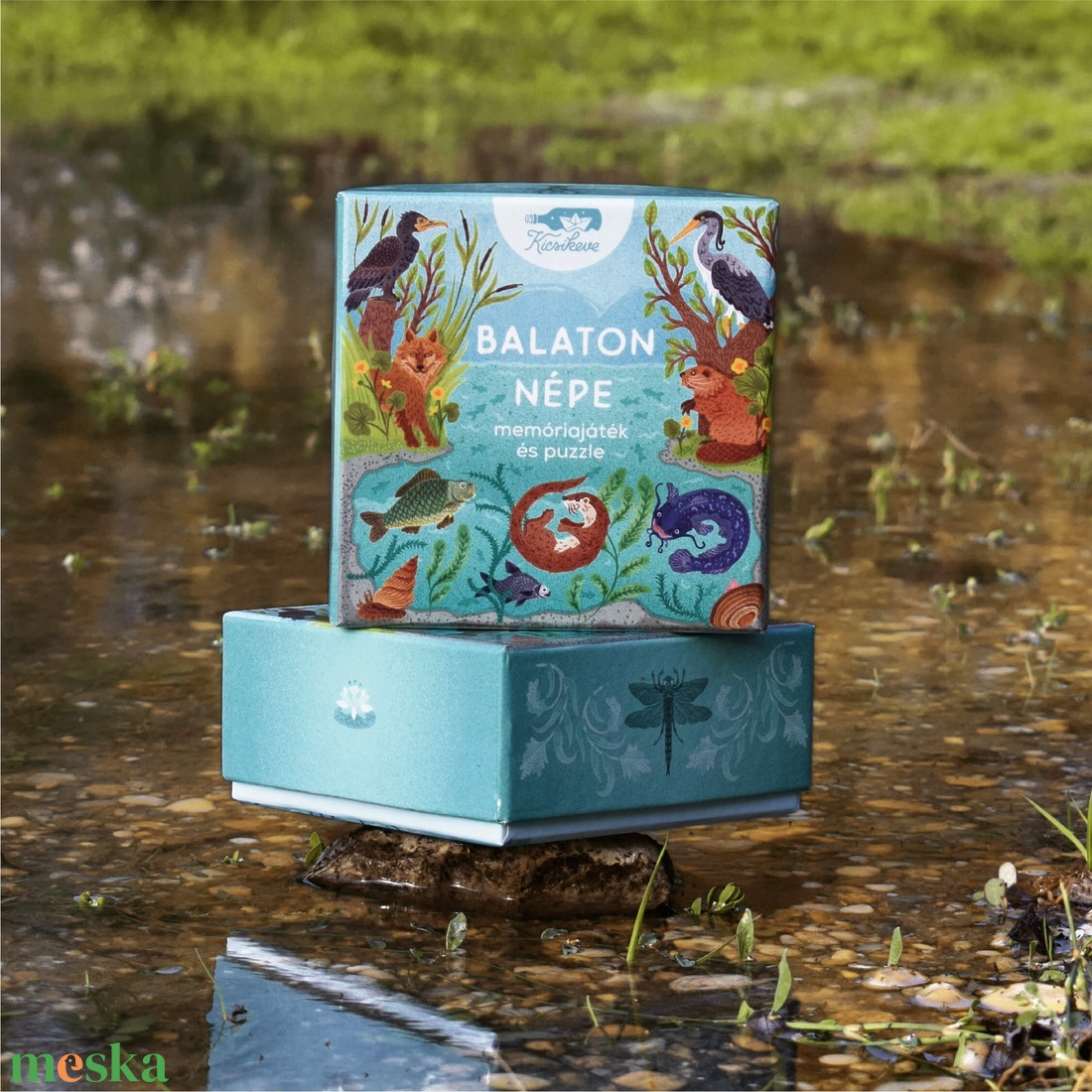 Balaton népe memória játék és puzzle - játék & sport - készségfejlesztő és logikai játék - memória játékok - Meska.hu