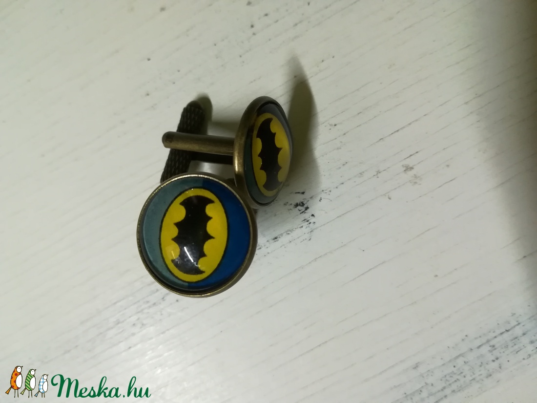 Marvel mandzsettagomb Batman - ékszer - mandzsettagomb és nyakkendőtű - Meska.hu