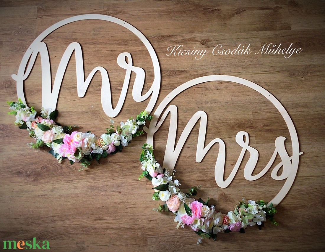 Mr Mrs felirat - esküvő - dekoráció - helyszíni dekor - Meska.hu Mr Mrs felirat - esküvő - dekoráció - helyszíni dekor - Meska.hu