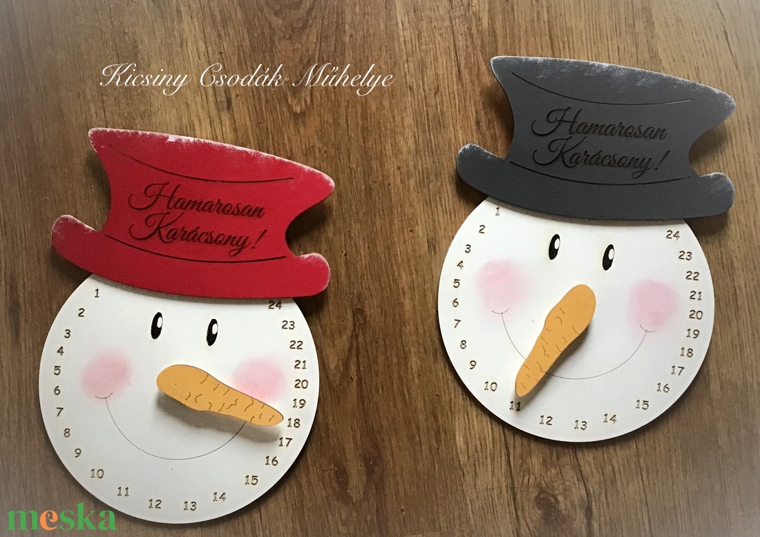 Hány nap van még Karácsonyig? - karácsony - adventi díszek - adventi naptár - Meska.hu Hány nap van még Karácsonyig? - karácsony - adventi díszek - adventi naptár - Meska.hu