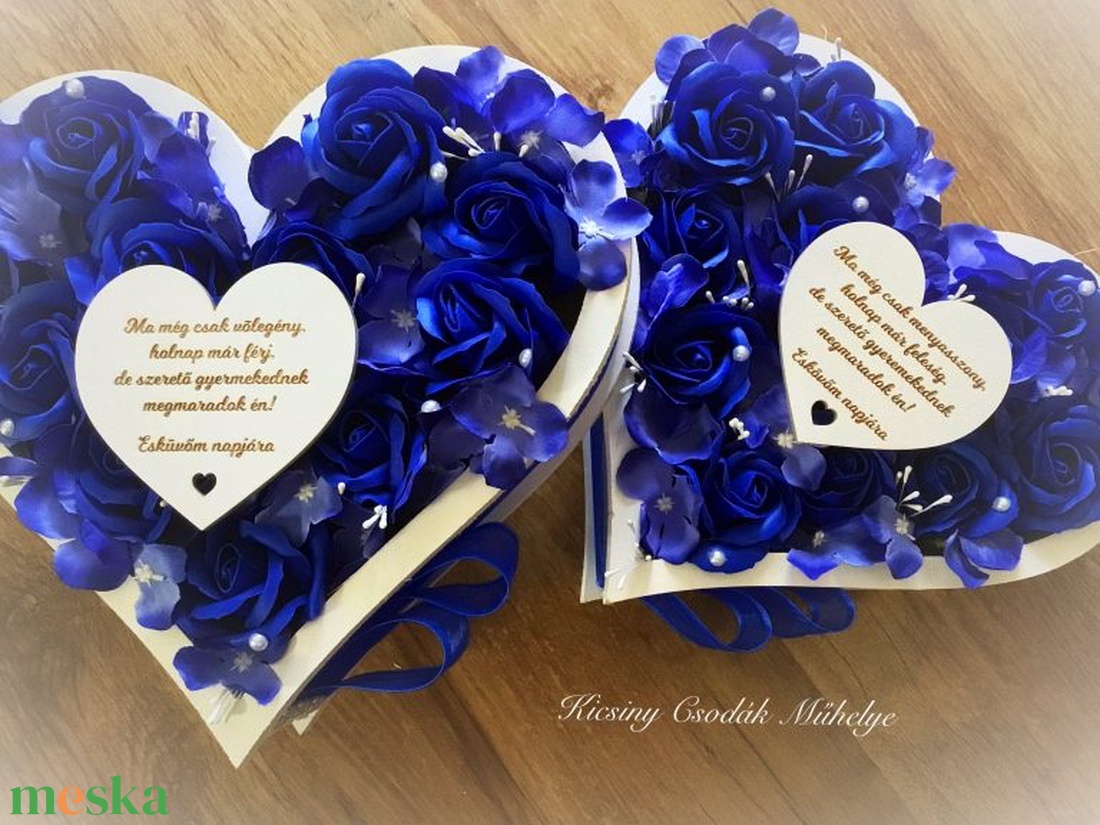 Szülőköszöntő virág box - esküvő - emlék & ajándék - doboz - Meska.hu Szülőköszöntő virág box - esküvő - emlék & ajándék - doboz - Meska.hu