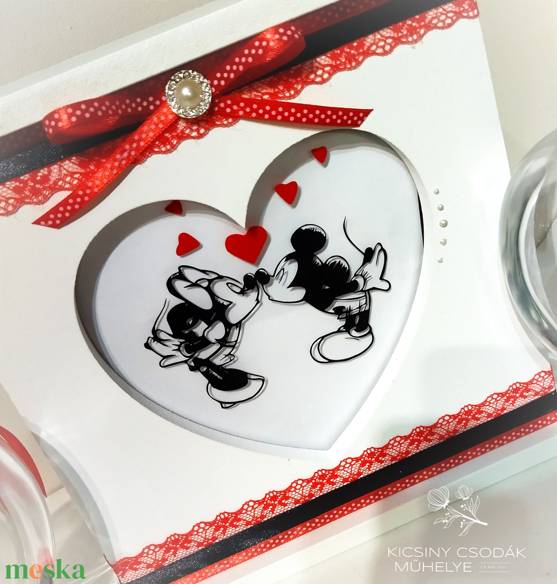 Esküvői homoköntő szett Mickey - esküvő - esküvői szett - Meska.hu