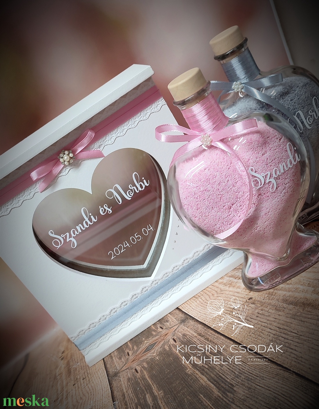 Esküvői homoköntő szett - esküvő - esküvői szett - Meska.hu