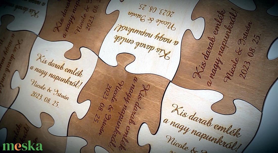 Puzzle pohár alátét, köszönő ajándék - esküvő - emlék & ajándék - köszönőajándék - Meska.hu Puzzle pohár alátét, köszönő ajándék - esküvő - emlék & ajándék - köszönőajándék - Meska.hu