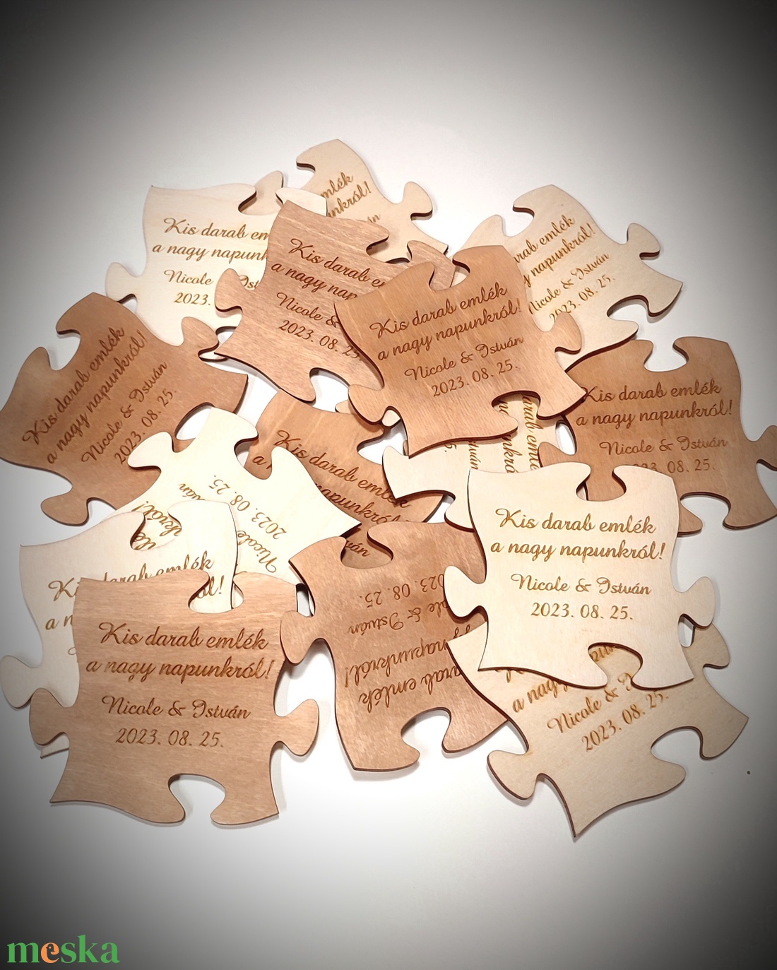 Puzzle pohár alátét, köszönő ajándék - esküvő - emlék & ajándék - köszönőajándék - Meska.hu Puzzle pohár alátét, köszönő ajándék - esküvő - emlék & ajándék - köszönőajándék - Meska.hu