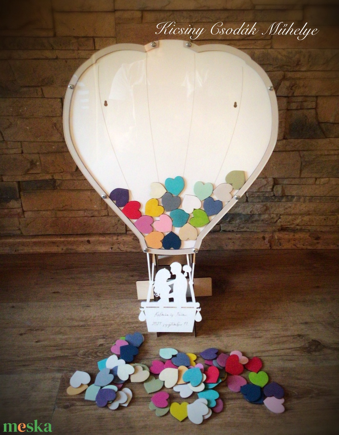 Hőlégballon alakú, alternatív esküvői vendégkönyv - esküvő - emlék & ajándék - vendégkönyv - Meska.hu Hőlégballon alakú, alternatív esküvői vendégkönyv - esküvő - emlék & ajándék - vendégkönyv - Meska.hu