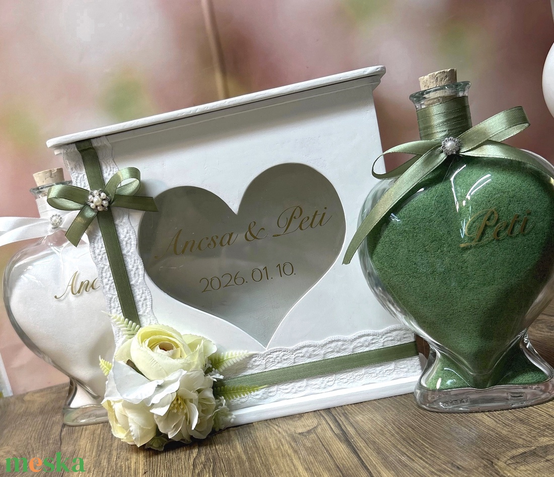 Homoköntő szett  - esküvő - emlék & ajándék - nászajándék - ceremónia szett - Meska.hu