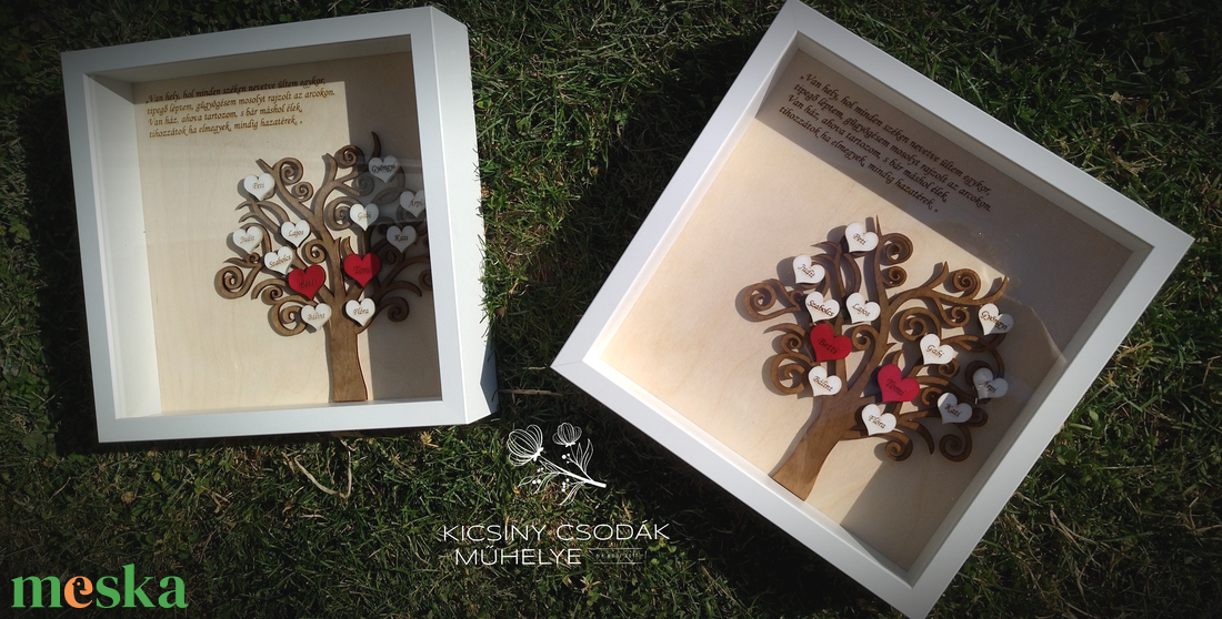 Szülőköszöntő családfa kép esküvőre � egyedi névre szóló ajándék örömszülőknek, nagyszülőknek � keretes családfa dekorác - esküvő - emlék & ajándék - szülőköszöntő ajándék - Meska.hu