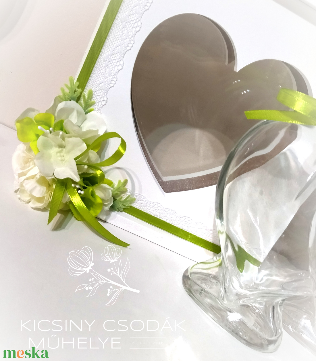 Esküvői homokceremónia emlékdoboz � szív ablakos, névre szóló � rusztikus esküvői dekor, szertartás kellék, örök emlék - esküvő - emlék & ajándék - nászajándék - ceremónia szett - Meska.hu