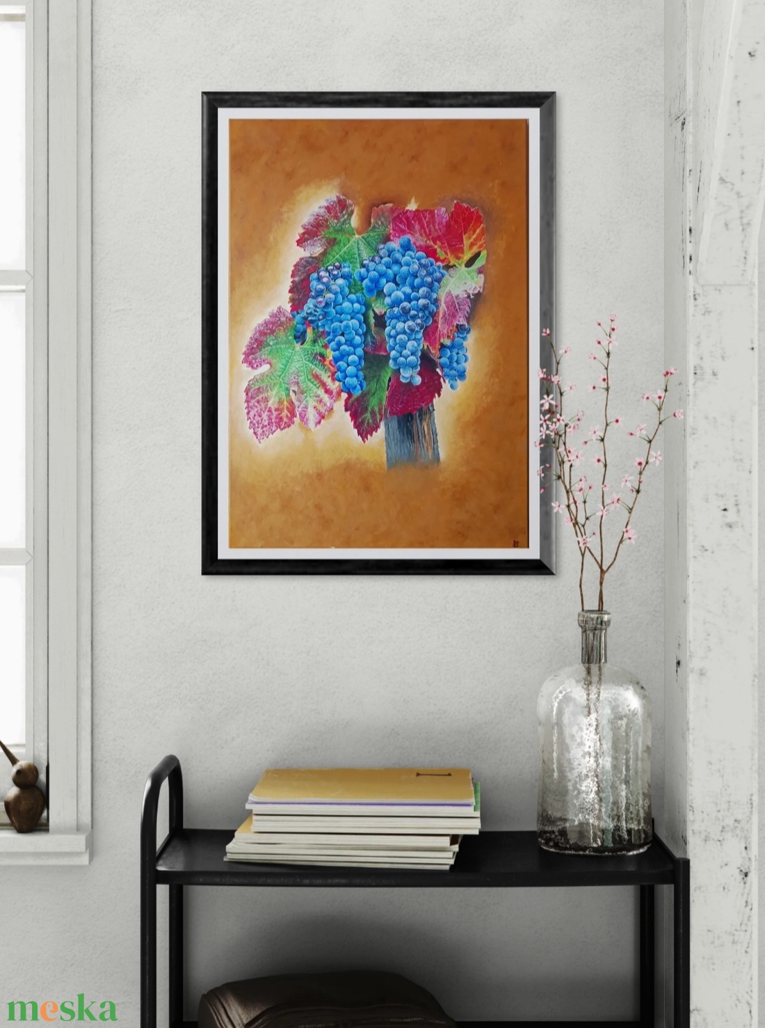 Őszi szőlőtőke - művészet - festmény - olajfestmény - Meska.hu Őszi szőlőtőke - művészet - festmény - olajfestmény - Meska.hu