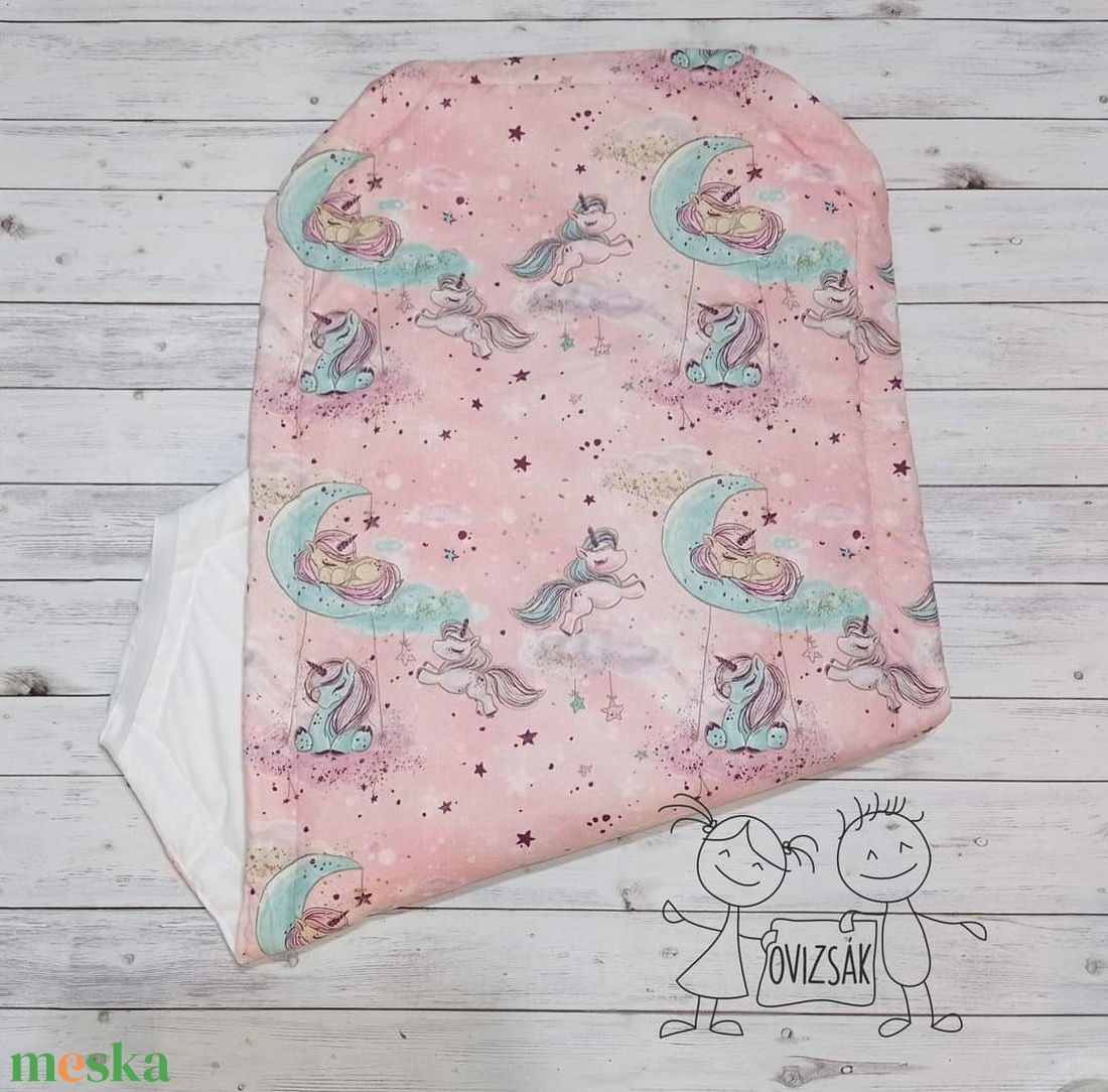 Ovis bélelt lepedő, derékalj, óvodai fektetőre - unikornisos - játék & sport - ovis felszerelés - ovis lepedő - Meska.hu