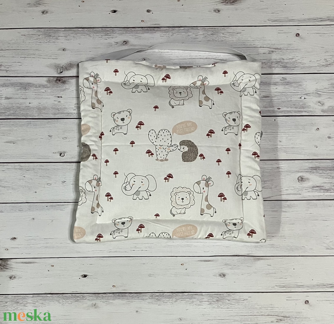 Székpárna iskolába - kaktuszos állatos minta - otthon & életmód - lakástextil - székpárna, huzat - Meska.hu