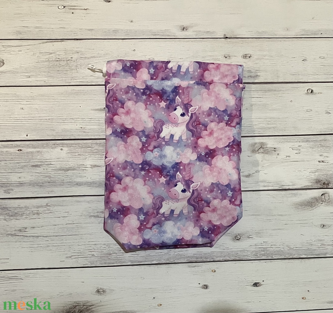Tisztasági zsák - unikornis minta - játék & sport - ovis felszerelés - egyéb ovis kiegészítő - Meska.hu