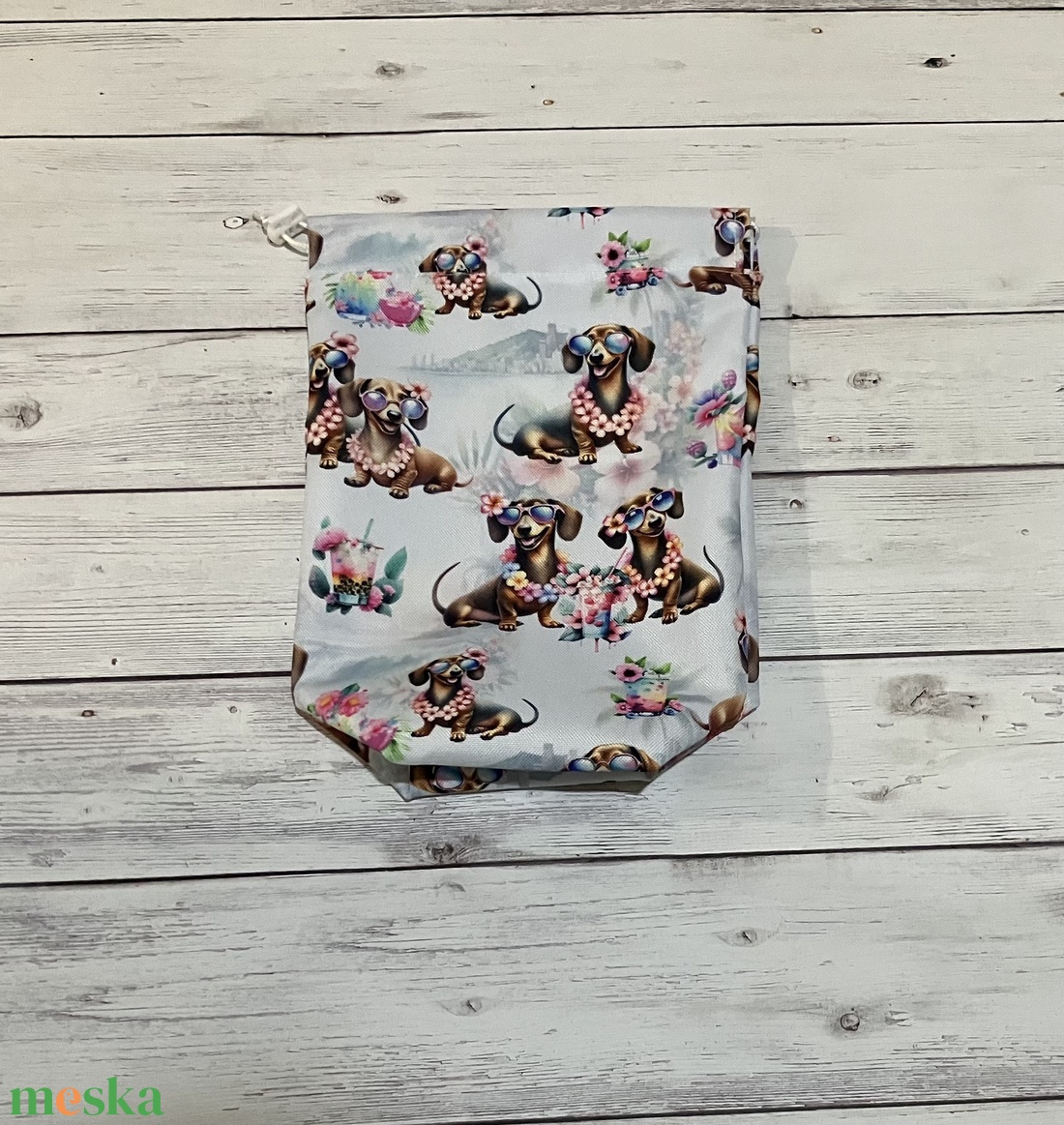 Tisztasági zsák - tacskó minta - játék & sport - ovis felszerelés - egyéb ovis kiegészítő - Meska.hu