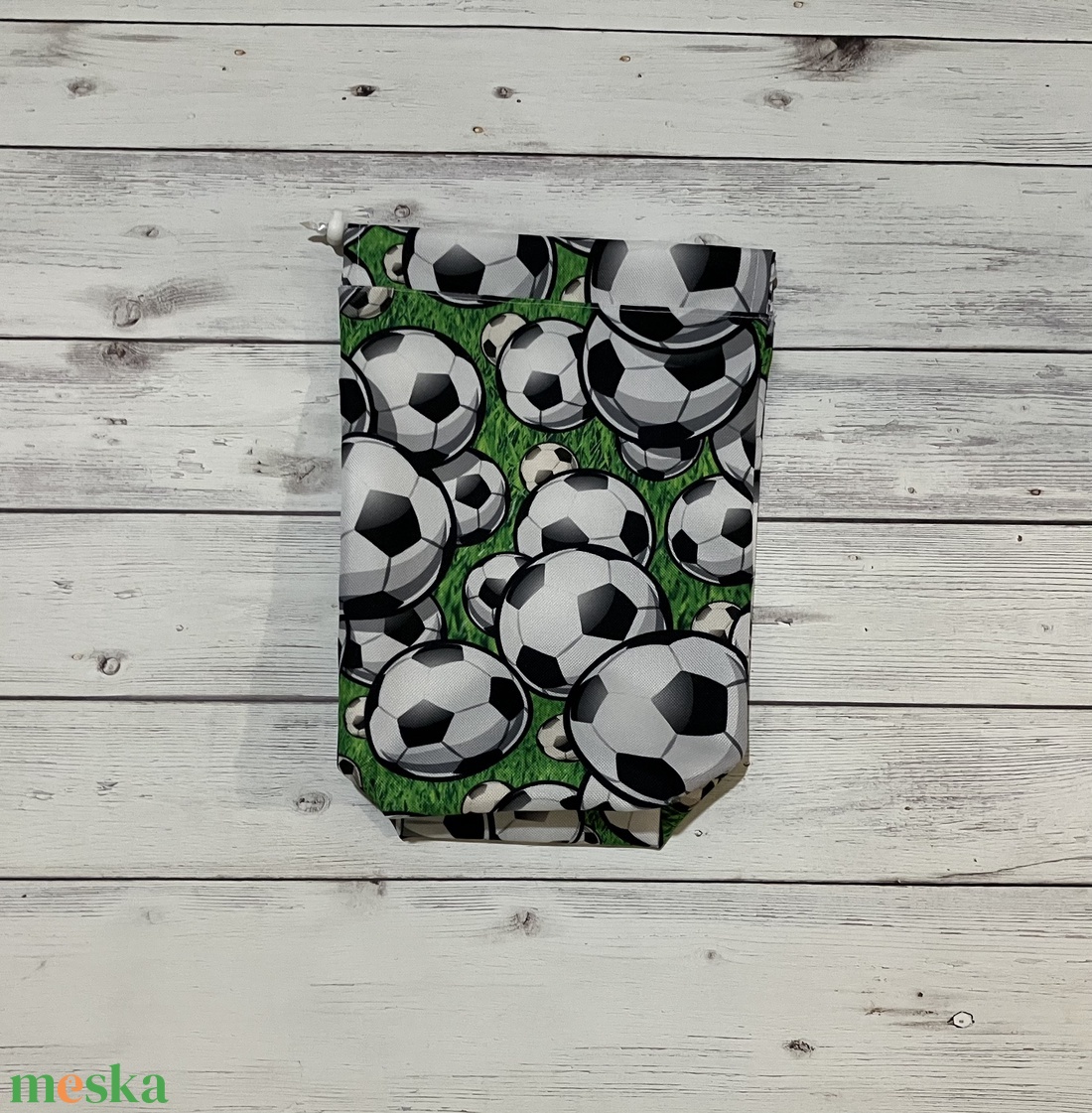 Tisztasági zsák - foci minta - játék & sport - ovis felszerelés - egyéb ovis kiegészítő - Meska.hu