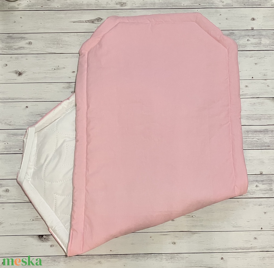 Vízhatlan ovis bélelt lepedő, derékalj, óvodai fektetőre - rózsaszín - játék & sport - ovis felszerelés - ovis lepedő - Meska.hu