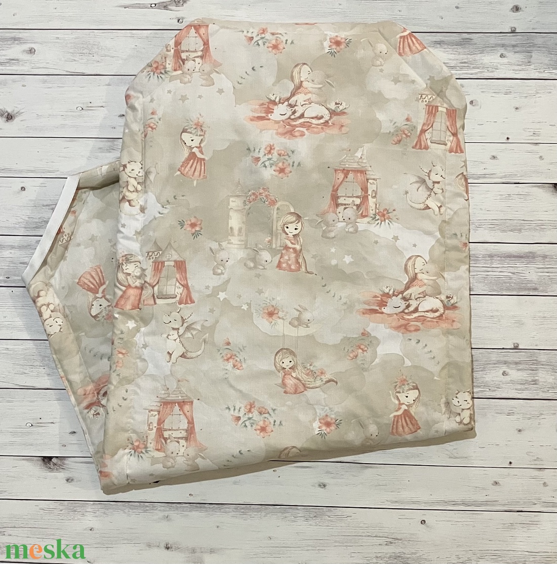 Kislány mintás ovis vagy kisgyermek ágynemű + ovizsák tornazsák szett + derékalj - játék & sport - ovis felszerelés - ovis szett - Meska.hu