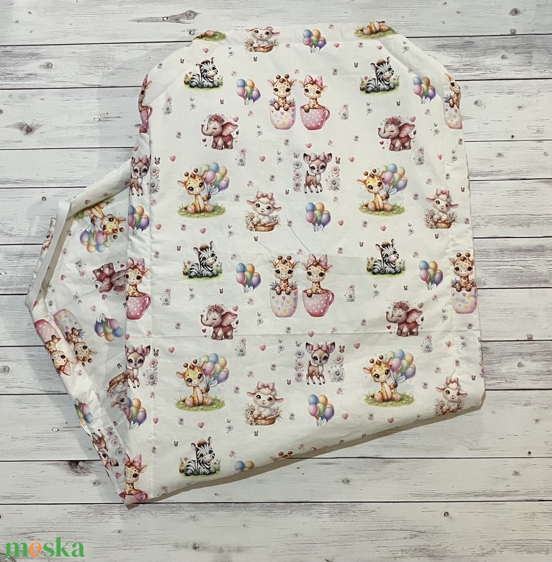 Állatos ovis vagy kisgyermek ágynemű szett + ovizsák tornazsák szett + derékalj  - játék & sport - ovis felszerelés - ovis szett - Meska.hu