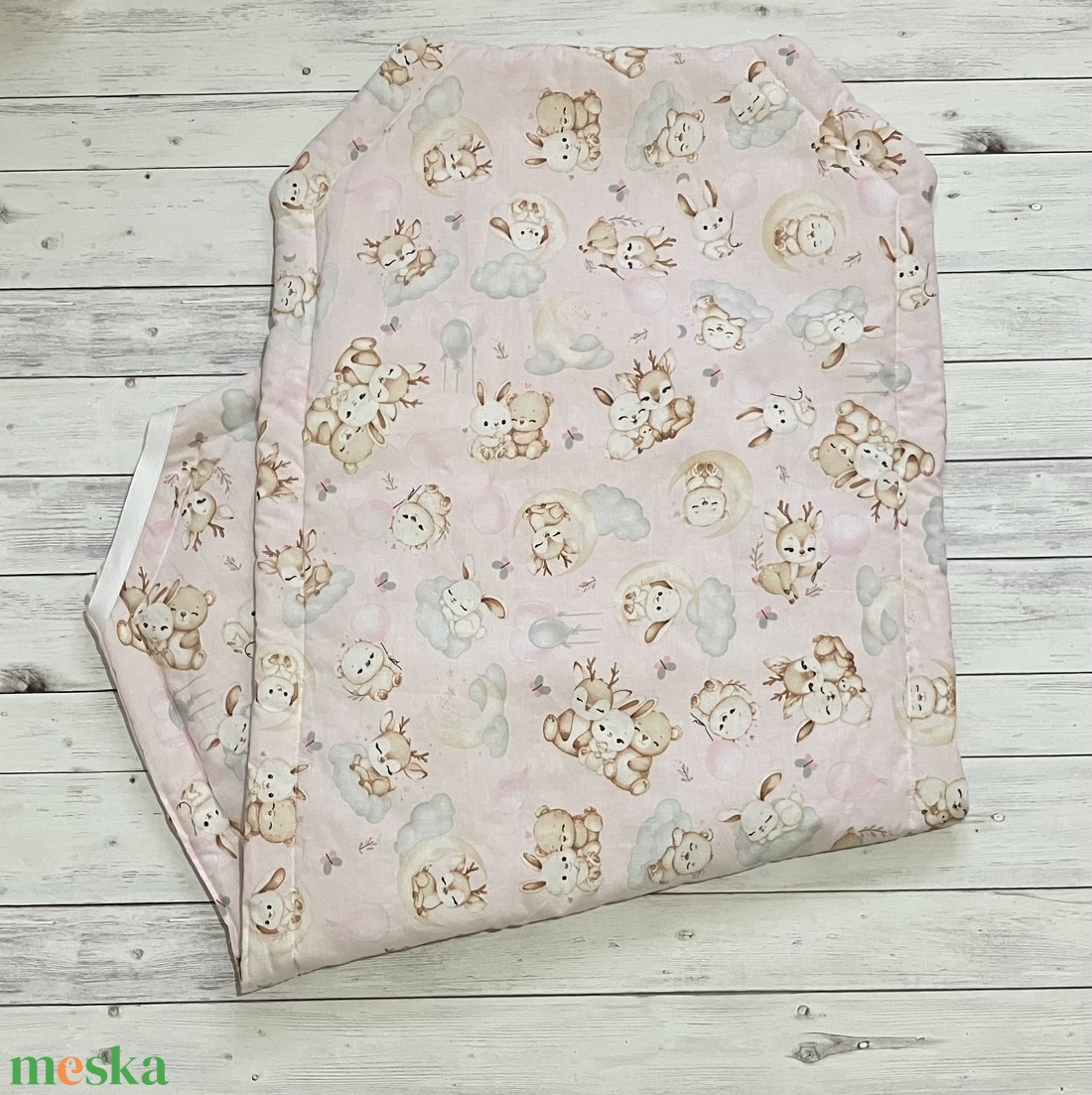 Állatos ovis vagy kisgyermek ágynemű szett + ovizsák tornazsák szett + derékalj  - játék & sport - ovis felszerelés - ovis szett - Meska.hu