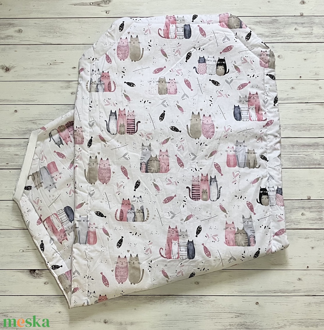 Cicás ovis vagy kisgyermek ágynemű szett + ovizsák tornazsák szett + derékalj  - játék & sport - ovis felszerelés - ovis szett - Meska.hu