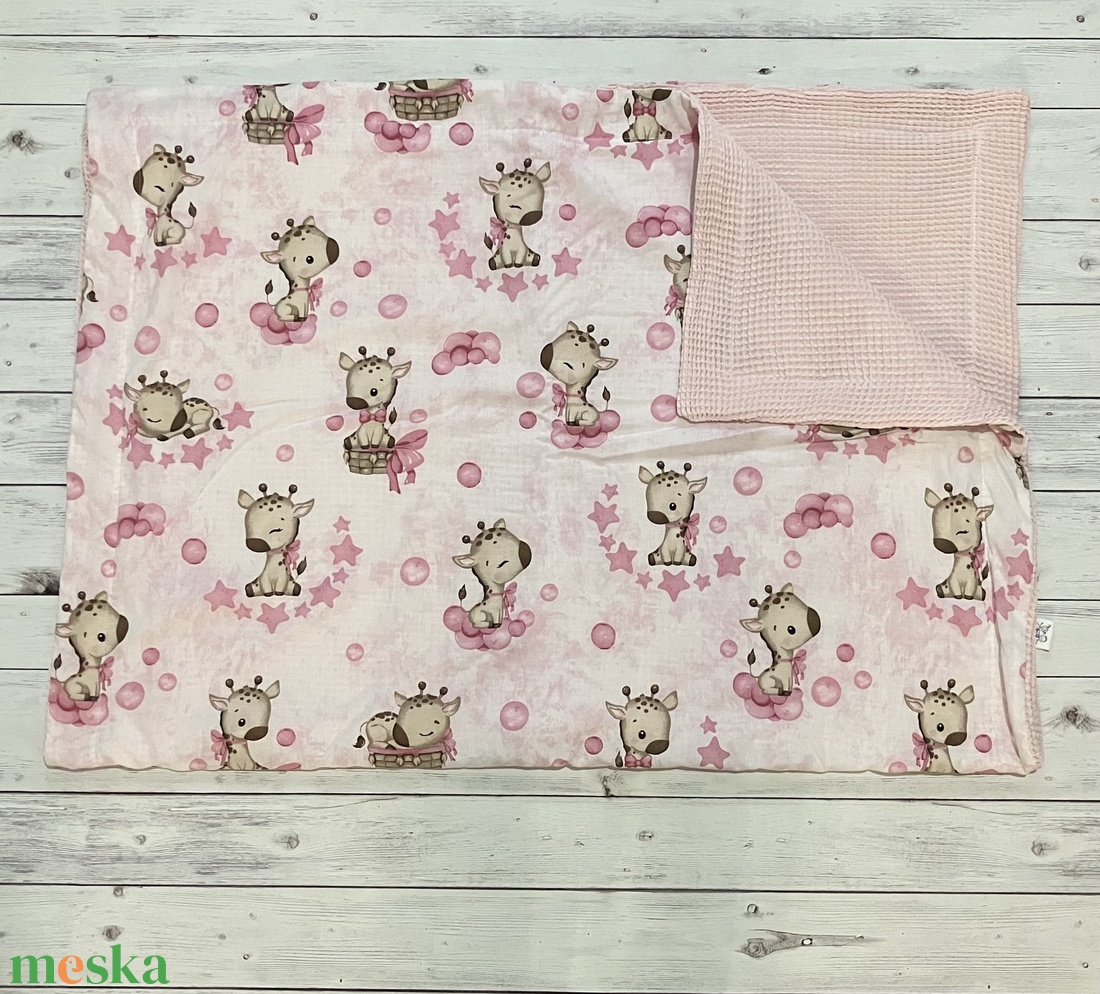 Zsiráfos ovis vagy kisgyermek ágynemű (2 db) + ovizsák tornazsák szett + derékalj - játék & sport - ovis felszerelés - ovis szett - Meska.hu