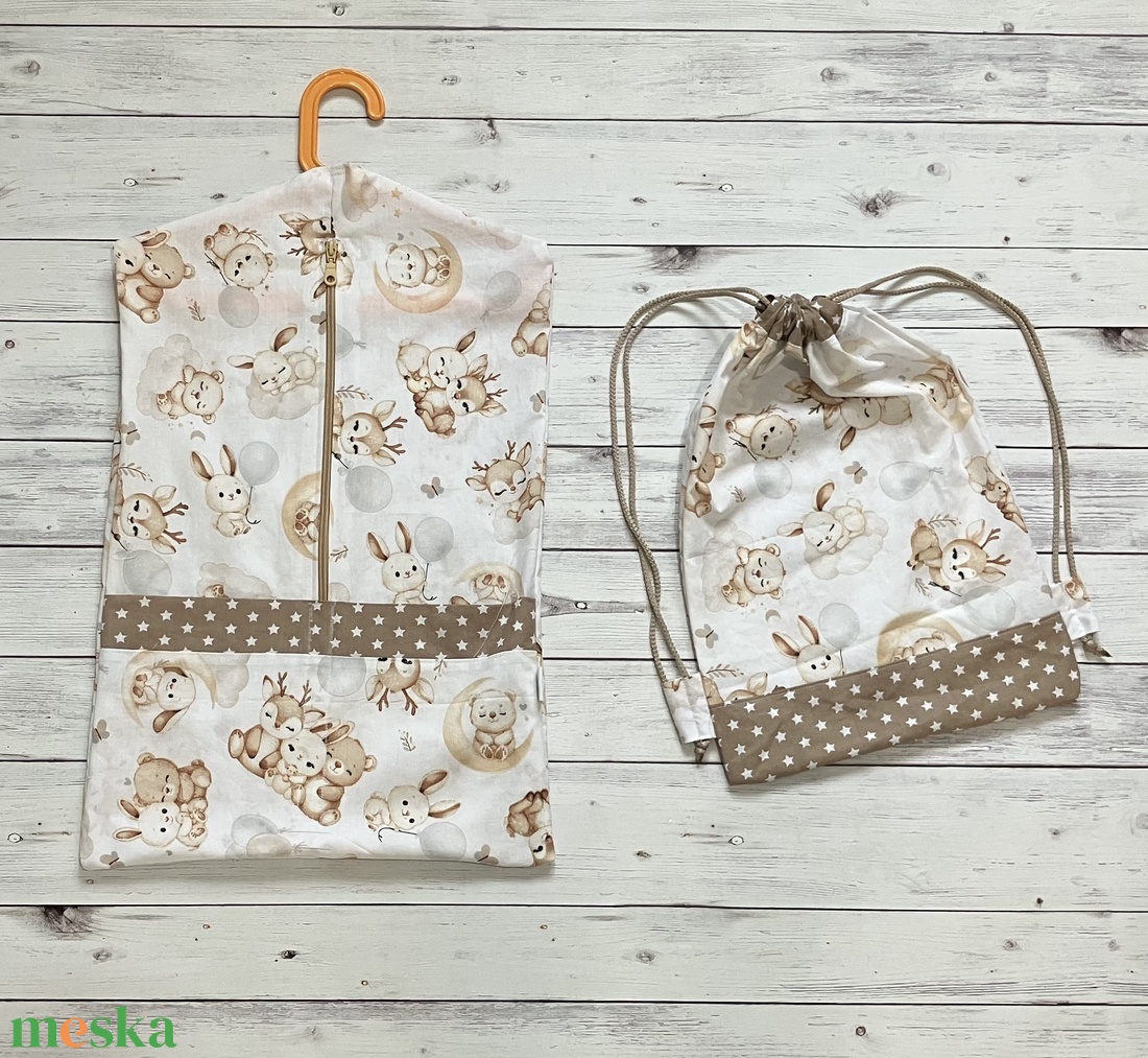 Erdei állatos ovizsák és tornazsák szett - játék & sport - ovis felszerelés - ovis szett - Meska.hu