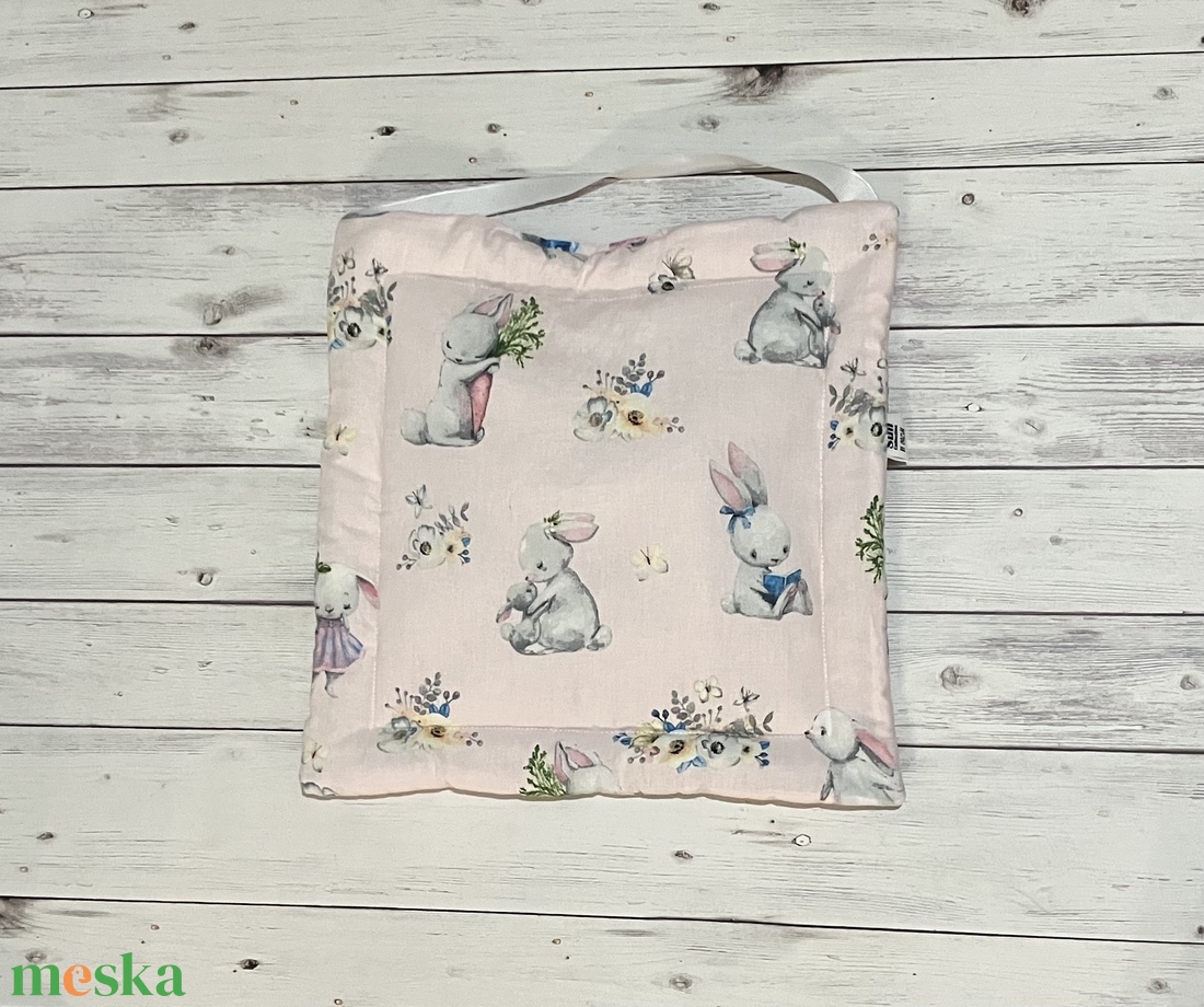 Székpárna iskolába - nyuszi - otthon & életmód - lakástextil - székpárna, huzat - Meska.hu