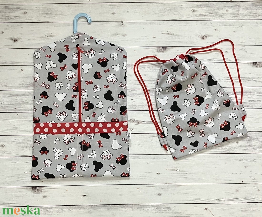 Minnie egér ovizsák és tornazsák szett - játék & sport - ovis felszerelés - ovis szett - Meska.hu