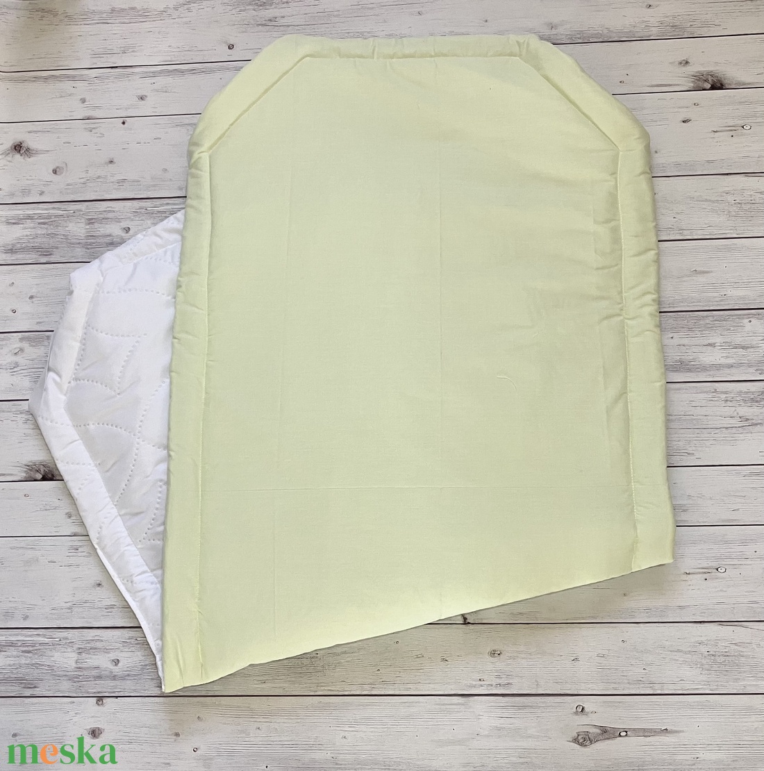 Vízhatlan ovis bélelt lepedő, derékalj, óvodai fektetőre - almazöld - játék & sport - ovis felszerelés - ovis lepedő - Meska.hu