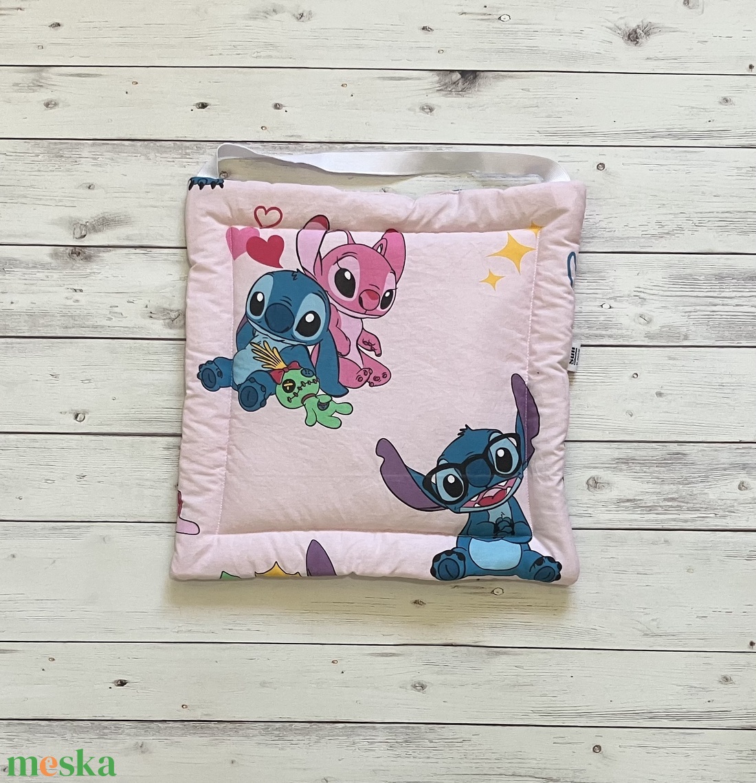 Székpárna iskolába - Stitch - otthon & életmód - lakástextil - székpárna, huzat - Meska.hu