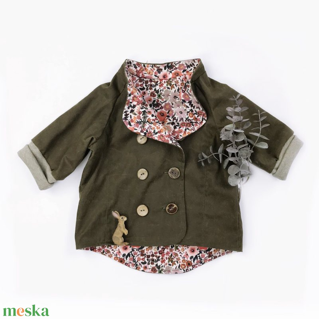 Leányka kabát- 0-6 éves korig- vízlepergető oilskin vászonból - FLORINA - ruha & divat - babaruha & gyerekruha - gyerek kabát, dzseki - Meska.hu Leányka kabát- 0-6 éves korig- vízlepergető oilskin vászonból - FLORINA - ruha & divat - babaruha & gyerekruha - gyerek kabát, dzseki - Meska.hu