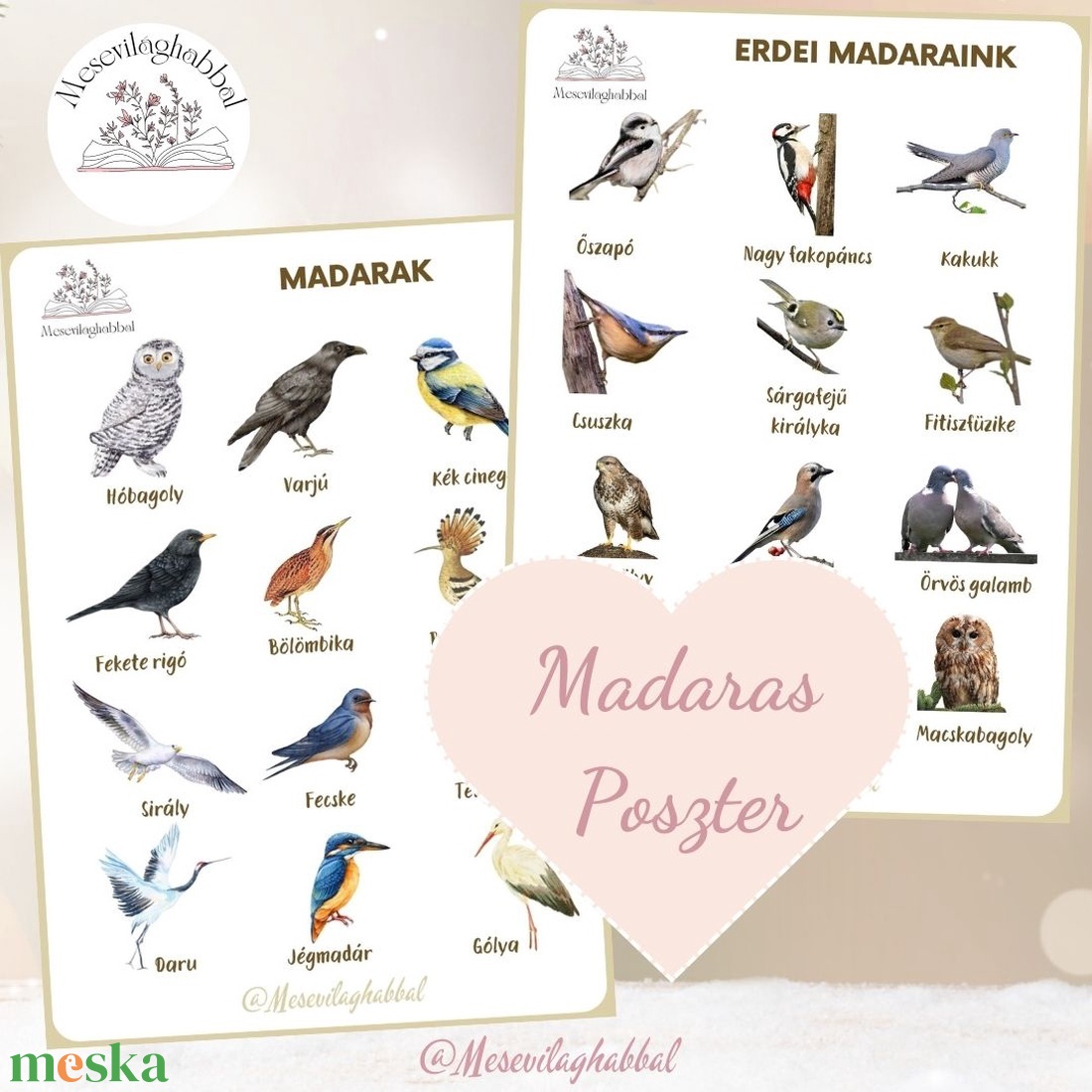 Poszter kerti madarak erdei madarak madaras madaraink - játék & sport - készségfejlesztő és logikai játék - memória játékok - Meska.hu Poszter kerti madarak erdei madarak madaras madaraink - játék & sport - készségfejlesztő és logikai játék - memória játékok - Meska.hu