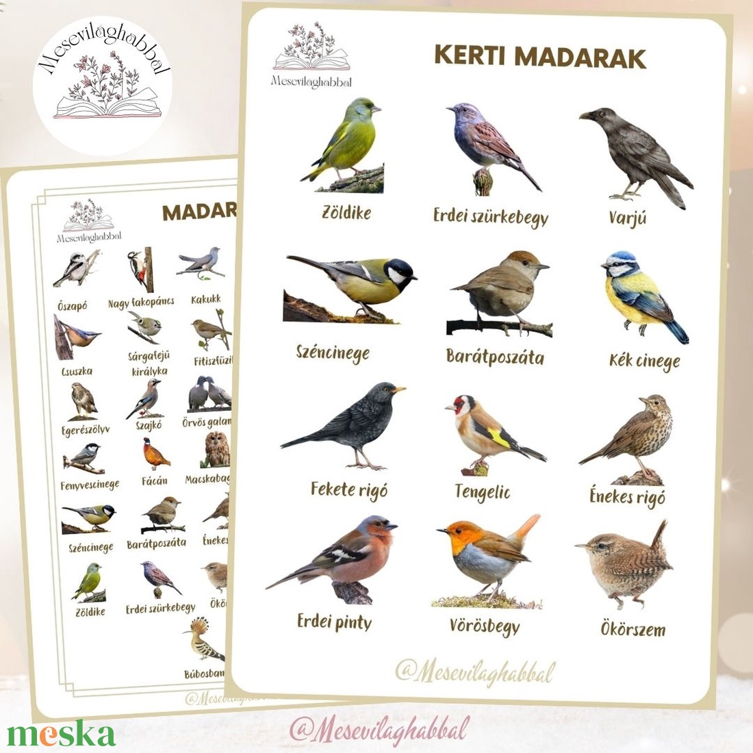 Poszter kerti madarak erdei madarak madaras madaraink - játék & sport - készségfejlesztő és logikai játék - memória játékok - Meska.hu Poszter kerti madarak erdei madarak madaras madaraink - játék & sport - készségfejlesztő és logikai játék - memória játékok - Meska.hu