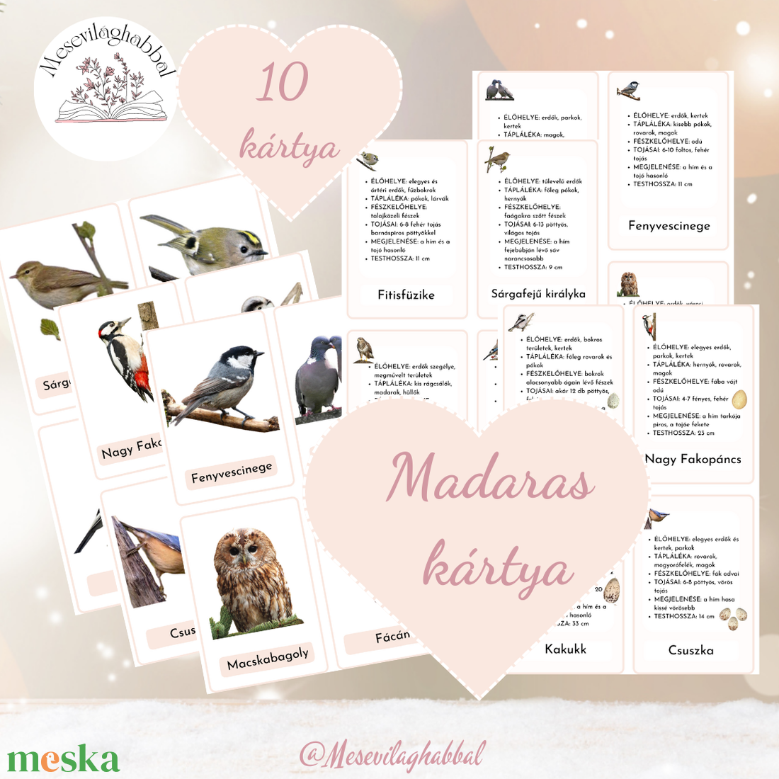 Madaras foglalkoztató csomag - játék & sport - készségfejlesztő és logikai játék - logikai játékok - Meska.hu