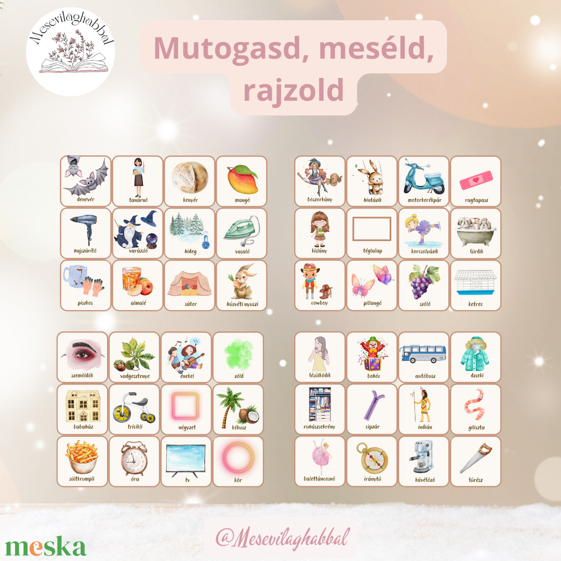 Activity jellegű mutogatós, mesélős, rajzolós - játék & sport - készségfejlesztő és logikai játék - logikai játékok - Meska.hu Activity jellegű mutogatós, mesélős, rajzolós - játék & sport - készségfejlesztő és logikai játék - logikai játékok - Meska.hu
