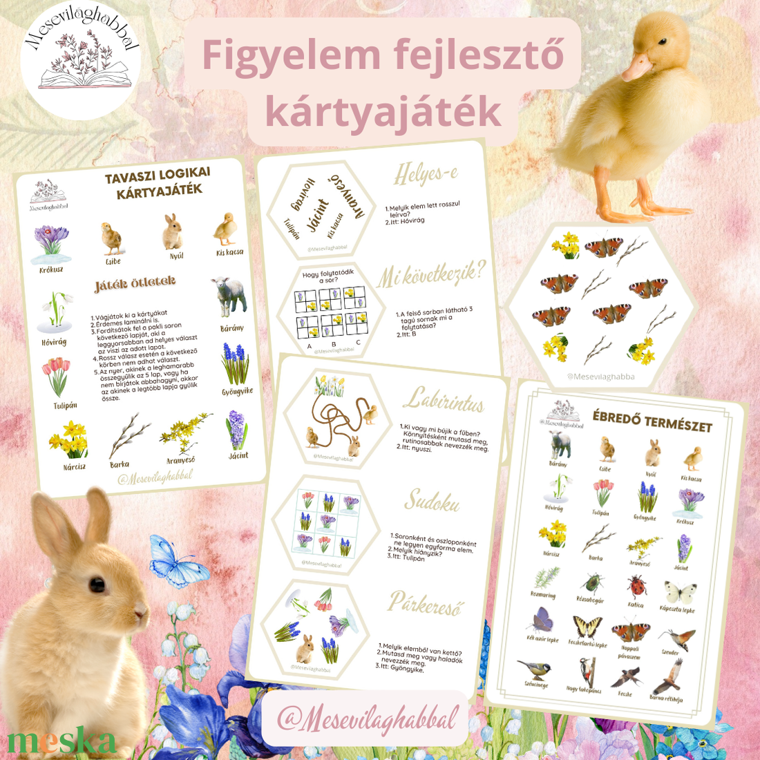 Cortex Tavasz Húsvét logikai játék - játék & sport - készségfejlesztő és logikai játék - memória játékok - Meska.hu Cortex Tavasz Húsvét logikai játék - játék & sport - készségfejlesztő és logikai játék - memória játékok - Meska.hu